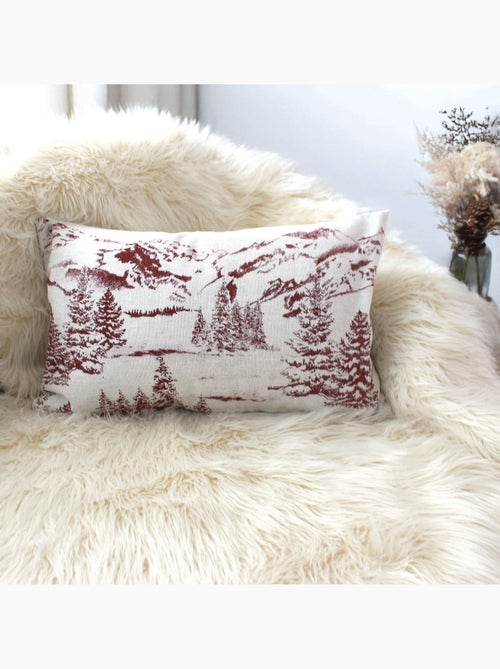 Cojín decorativo de estilo montañés con funda extraíble - Kiabi Cojín decorativo de estilo montañés con funda extraíble - Kiabi