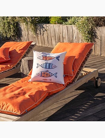 Cojín decorativo de exterior con motivos marinos