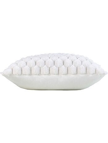 Cojín decorativo de imitación piel con funda extraíble