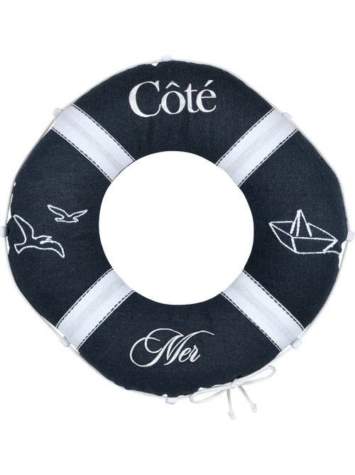Cojín decorativo de polialgodón con forma de boya marítima - Kiabi