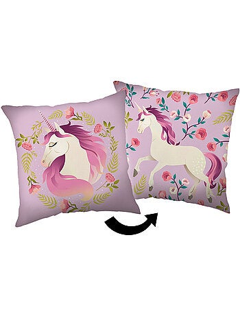 Cojín decorativo de unicornio 40 x 40 cm de poliéster