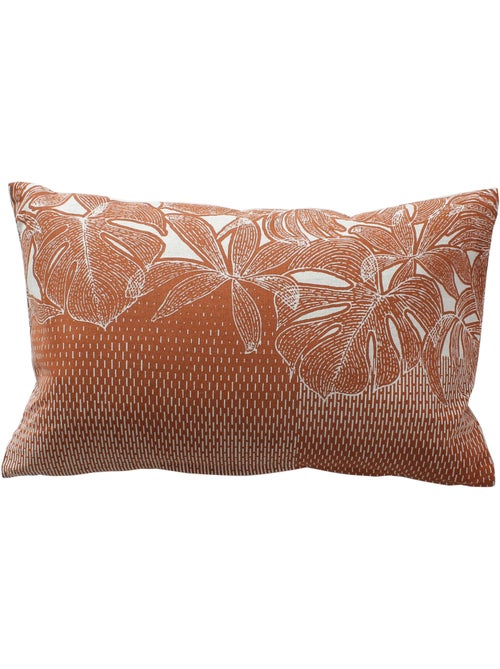 Cojín decorativo desenfundable con estampado de hojas tropicales - Kiabi Cojín decorativo desenfundable con estampado de hojas tropicales - Kiabi