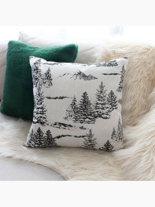 Cojín decorativo desenfundable de estilo montaña - Kiabi