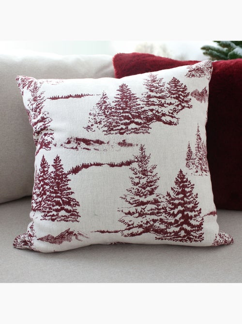 Cojín decorativo desenfundable de estilo montaña - Kiabi