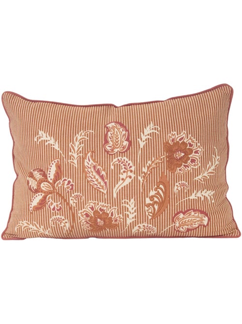 Cojín decorativo en polilínea con motivo floral - Kiabi Cojín decorativo en polilínea con motivo floral - Kiabi