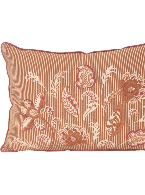 Cojín decorativo en polilínea con motivo floral - Kiabi Cojín decorativo en polilínea con motivo floral - Kiabi