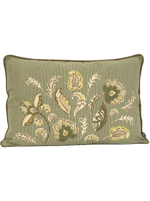 Cojín decorativo en polilínea con motivo floral - Kiabi Cojín decorativo en polilínea con motivo floral - Kiabi