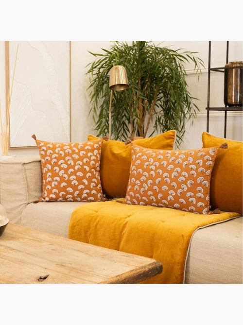 Cojín decorativo estampado con motivo floral - Kiabi Cojín decorativo estampado con motivo floral - Kiabi