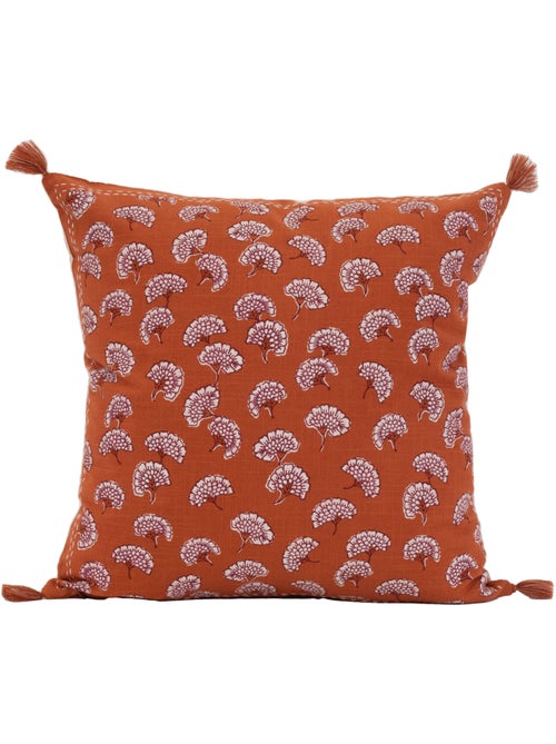 Cojín decorativo estampado con motivo floral - Kiabi