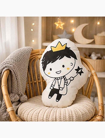 Cojín decorativo infantil pequeño príncipe de algodón - SEVIRA KIDS