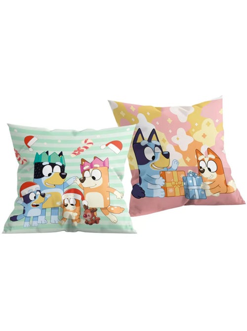 Cojín decorativo navideño bluey 40 x 40 cm cuadrado de poliéster - Kiabi Cojín decorativo navideño bluey 40 x 40 cm cuadrado de poliéster - Kiabi