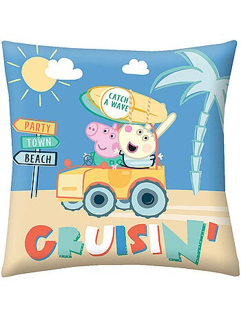 Cojín decorativo 'peppa pig' vacaciones 'cruisin'' – 40 x 40 cm de poliéster