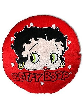 Cojín decorativo redondo 'betty boop' – 35 cm poliéster estampado