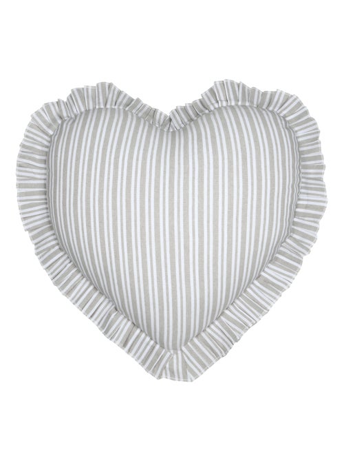 Cojín decorativo romántico en forma de corazón - Kiabi