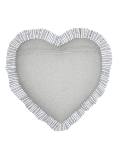Cojín decorativo romántico en forma de corazón - Kiabi