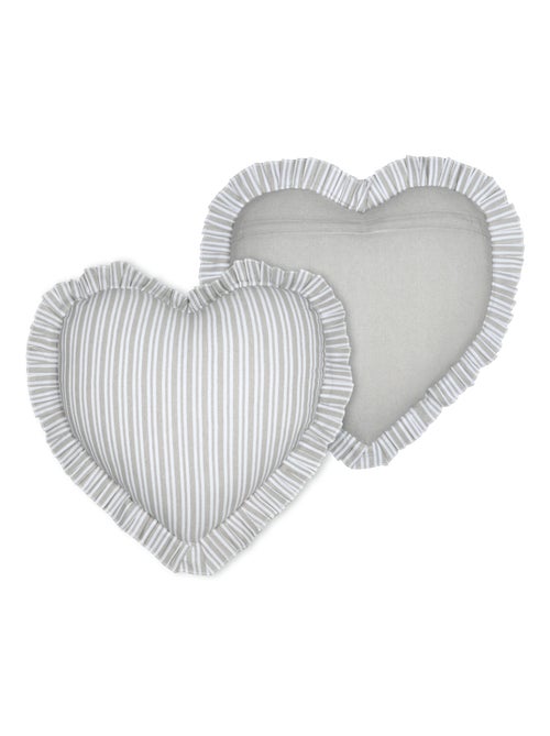 Cojín decorativo romántico en forma de corazón - Kiabi