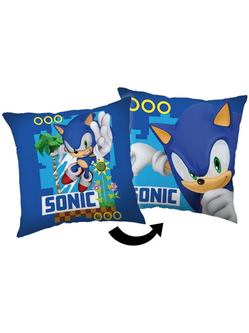 Cojín decorativo 'sonic' cuadrado gráfico 40 x 40 cm de poliéster sonic - Kiabi Cojín decorativo 'sonic' cuadrado gráfico 40 x 40 cm de poliéster sonic - Kiabi