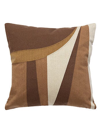 Cojín desenfundable bordado diseño