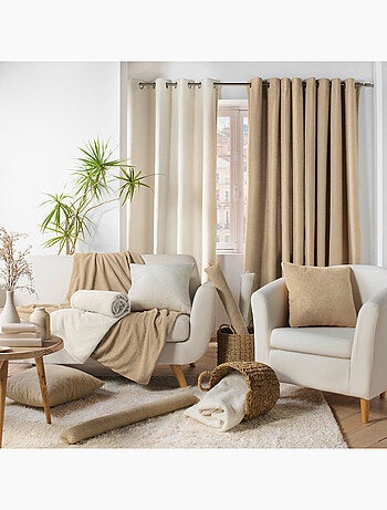 Cojín desenfundable de felpa lisa