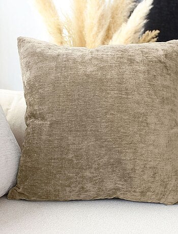 Cojín desenfundable de terciopelo