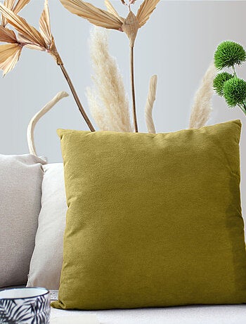 Cojín desenfundable de terciopelo
