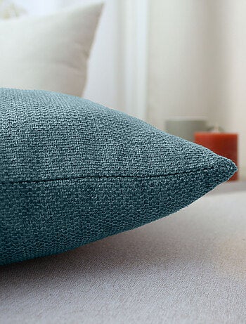 Cojín desenfundable de terciopelo chenille