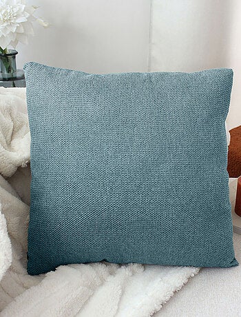 Cojín desenfundable de terciopelo chenille