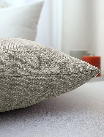 Cojín desenfundable de terciopelo chenille