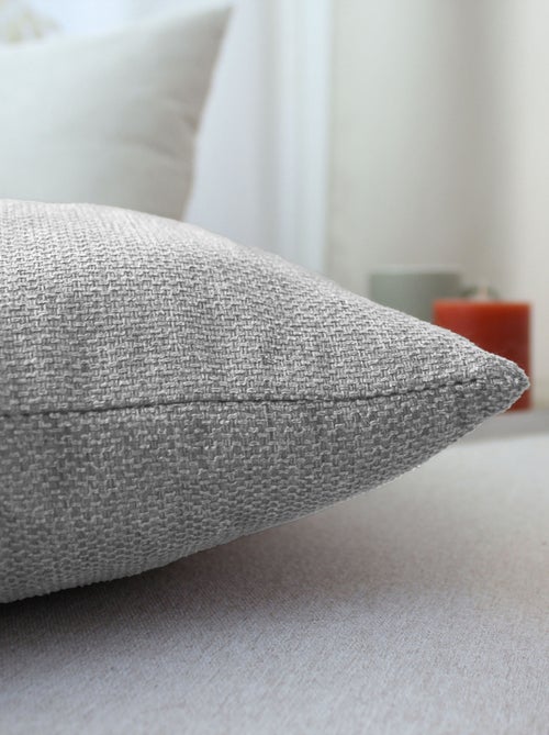 Cojín desenfundable de terciopelo chenille - Kiabi Cojín desenfundable de terciopelo chenille - Kiabi