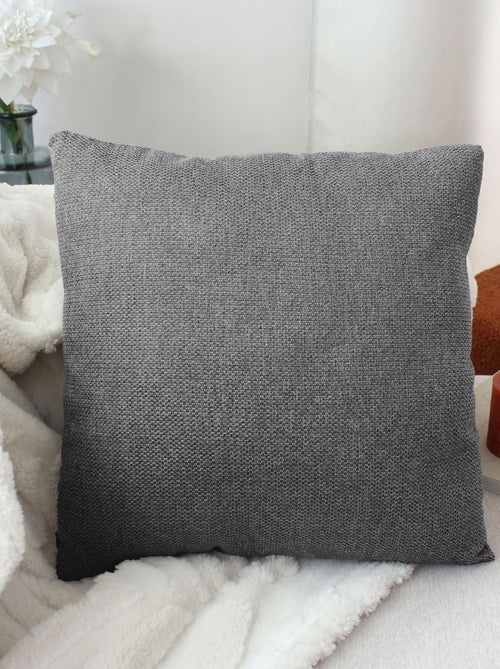 Cojín desenfundable de terciopelo chenille - Kiabi Cojín desenfundable de terciopelo chenille - Kiabi