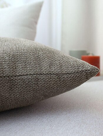 Cojín desenfundable de terciopelo chenille