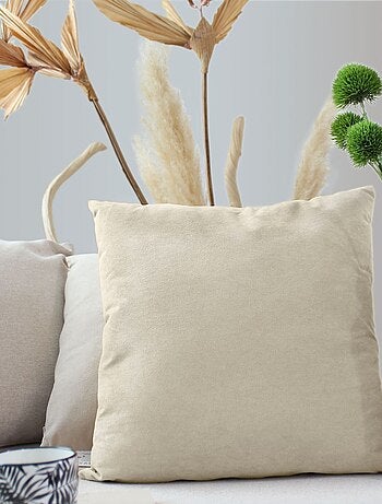 Cojín desenfundable de terciopelo