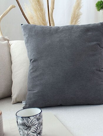 Cojín desenfundable de terciopelo