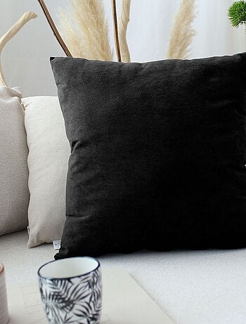 Cojín desenfundable de terciopelo