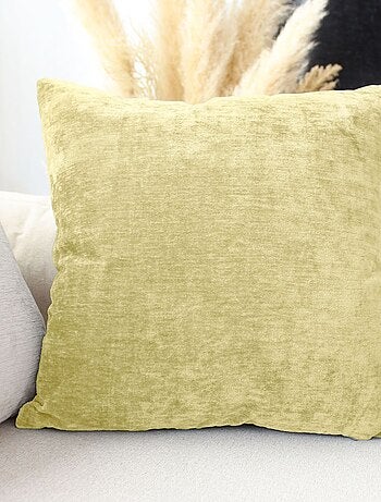 Cojín desenfundable de terciopelo