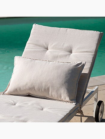 Cojín desenfundable en tejido de olefina para exteriores