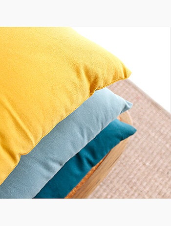 Cojín desenfundable unido de algodón