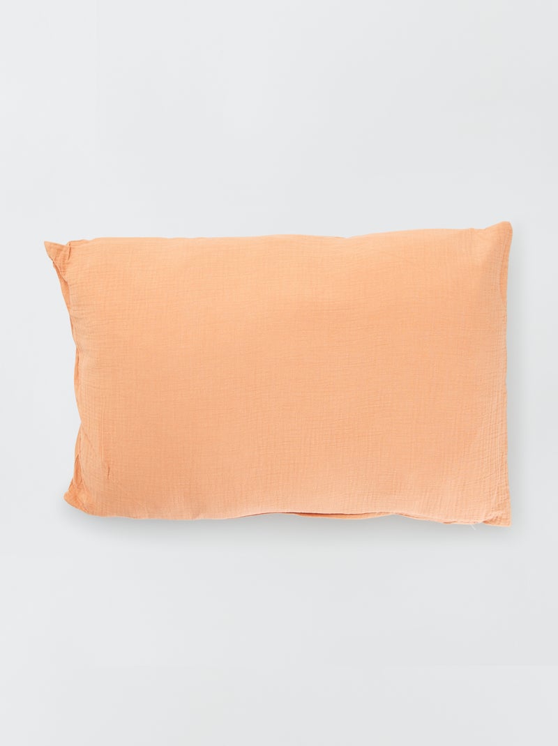 Cojín doble gasa de algodón BEIGE - Kiabi