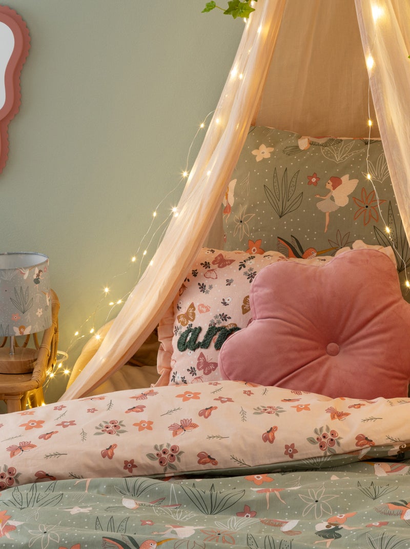Cojín en forma de flor – Un toque de suavidad y originalidad para tu interior Rosa - Kiabi