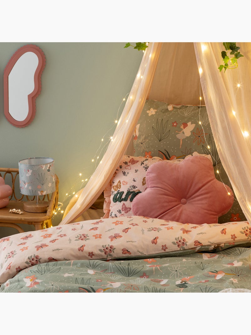 Cojín en forma de flor – Un toque de suavidad y originalidad para tu interior Rosa - Kiabi