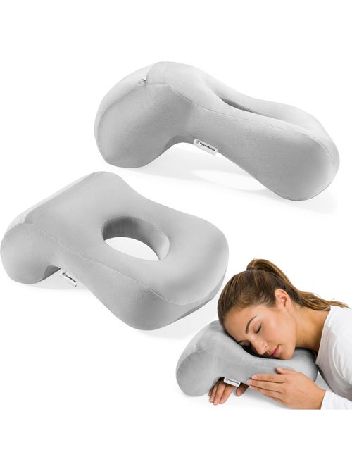 Cojín ergonómico hypermotion para descansar con comodidad y apoyo - Kiabi Cojín ergonómico hypermotion para descansar con comodidad y apoyo - Kiabi