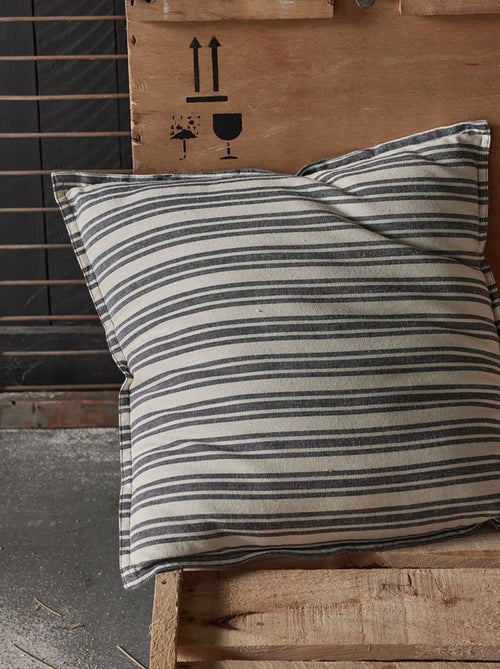 Cojín estampado de rayas - Kiabi