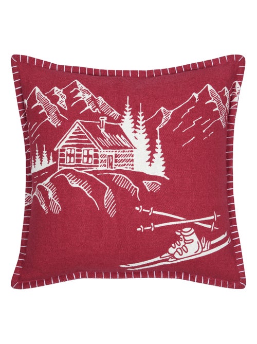 Cojín estilo chalet de montaña de algodón - Kiabi