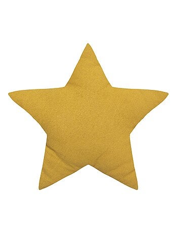 Cojín estrella con estampado metálico
