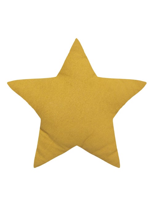 Cojín estrella con estampado metálico - Kiabi