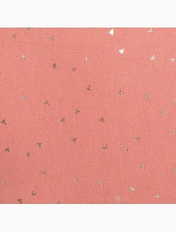 Cojín estrella con estampado metálico