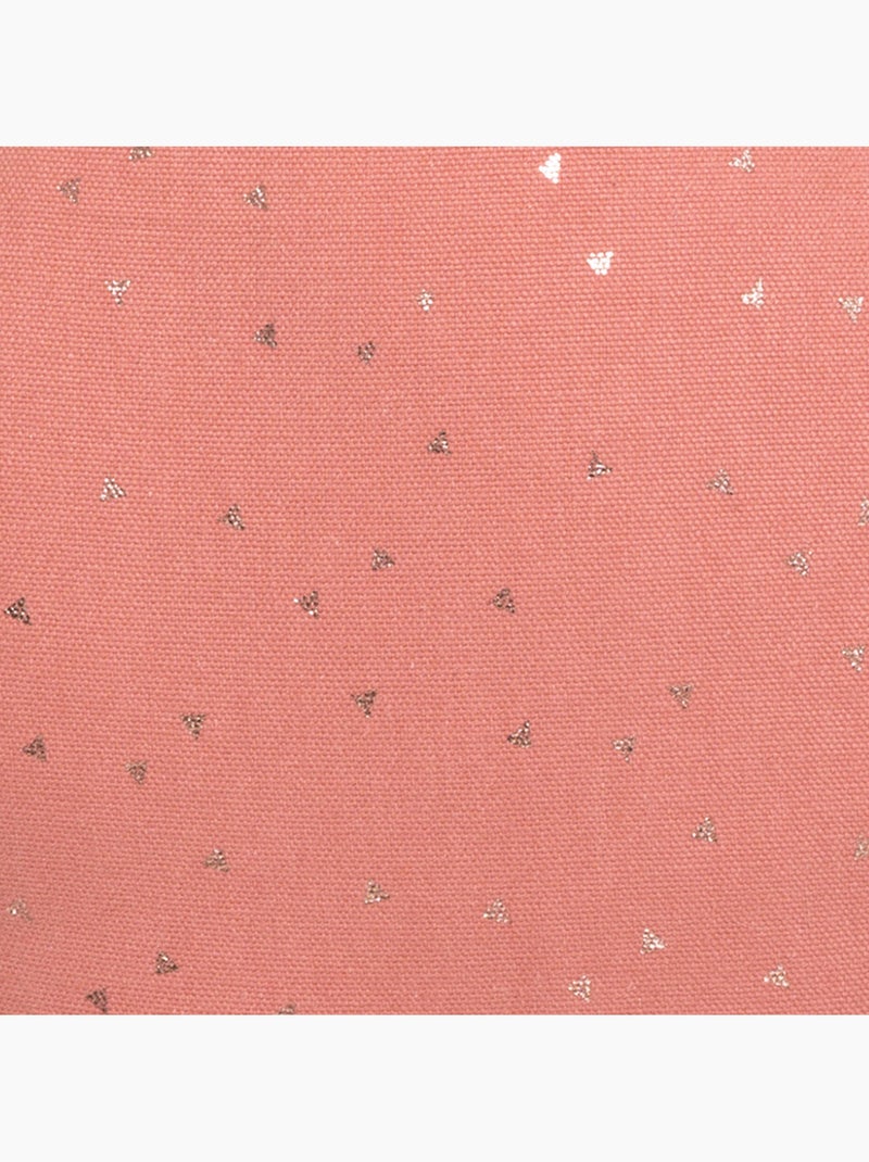 Cojín estrella con estampado metálico Terracota - Kiabi