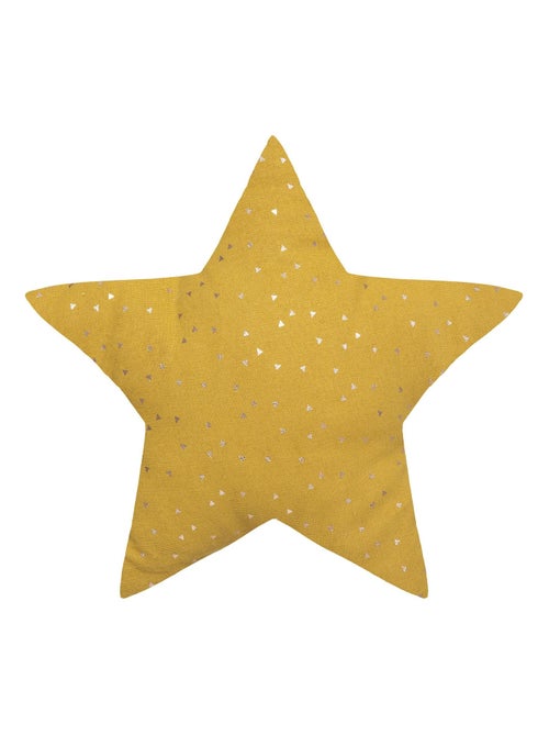 Cojín estrella motivos metalizados - Kiabi