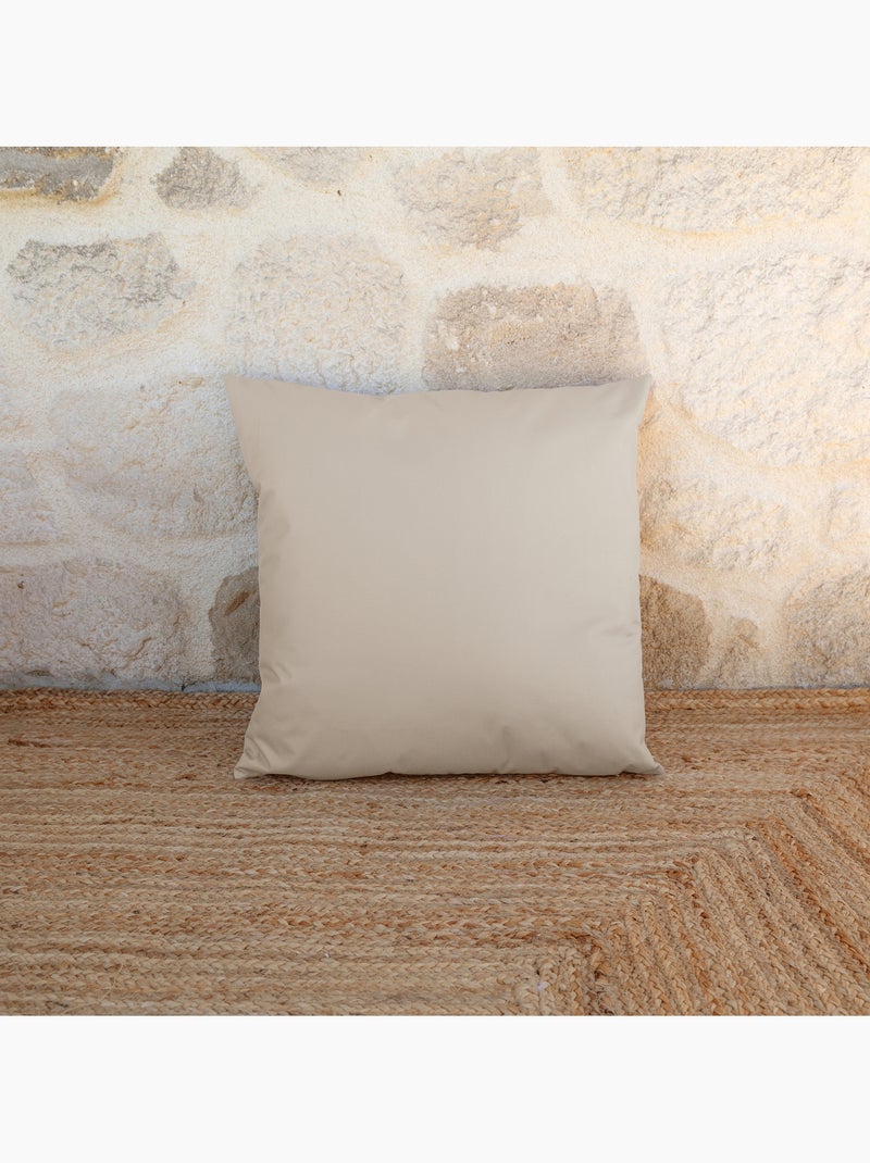 Cojín exterior impermeable MINORQUE con funda extraíble Beige - Kiabi