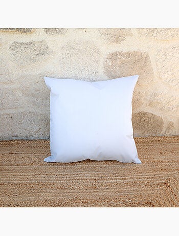 Cojín de tela para exteriores recubierta e impermeable